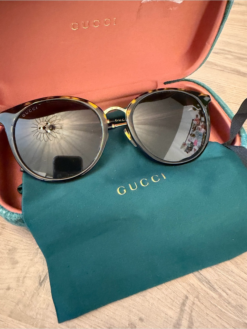 Gucci Women's Tortoiseshell Sunglasses